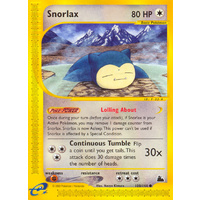 Snorlax 100/144 E-Series Skyridge Common Pokemon Card NEAR MINT TCG
