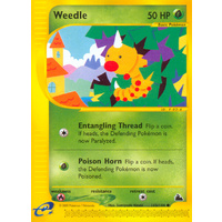 Weedle 115/144 E-Series Skyridge Common Pokemon Card NEAR MINT TCG