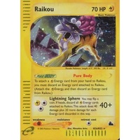 Raikou H26/H32 E-Series Skyridge Holo Rare Pokemon Card NEAR MINT TCG