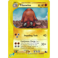 Piloswine 43/144 E-Series Skyridge Reverse Holo Uncommon Pokemon Card NEAR MINT TCG