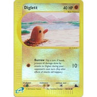 Diglett 50/144 E-Series Skyridge Reverse Holo Common Pokemon Card NEAR MINT TCG