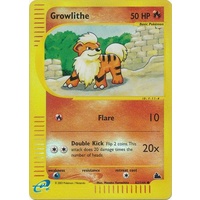 Growlithe 62/144 E-Series Skyridge Reverse Holo Common Pokemon Card NEAR MINT TCG