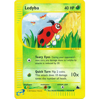 Ledyba 72/144 E-Series Skyridge Reverse Holo Common Pokemon Card NEAR MINT TCG