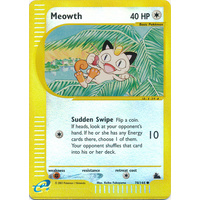 Meowth 78/144 E-Series Skyridge Reverse Holo Common Pokemon Card NEAR MINT TCG