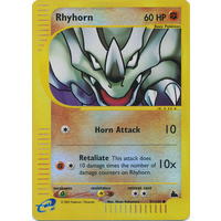Rhyhorn 91/144 E-Series Skyridge Reverse Holo Common Pokemon Card NEAR MINT TCG