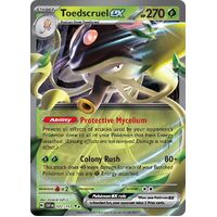 Toedscruel ex 022/197 Scarlet and Violet Obsidian Flames Holo Ultra Rare Pokemon Card NEAR MINT TCG