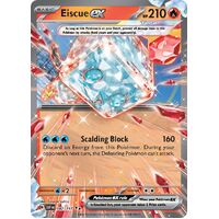 Eiscue ex 042/197 Scarlet and Violet Obsidian Flames Holo Ultra Rare Pokemon Card NEAR MINT TCG