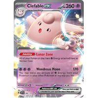 Clefable ex 082/197 Scarlet and Violet Obsidian Flames Holo Ultra Rare Pokemon Card NEAR MINT TCG
