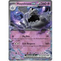 Houndstone ex 102/197 Scarlet and Violet Obsidian Flames Holo Ultra Rare Pokemon Card NEAR MINT TCG