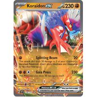Koraidon ex 124/197 Scarlet and Violet Obsidian Flames Holo Ultra Rare Pokemon Card NEAR MINT TCG