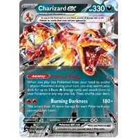 Charizard ex 125/197 Scarlet and Violet Obsidian Flames Holo Ultra Rare Pokemon Card NEAR MINT TCG