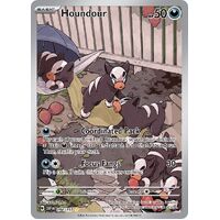 Houndour 204/197 Scarlet and Violet Obsidian Flames Illustration Rare Holo Pokemon Card NEAR MINT TCG