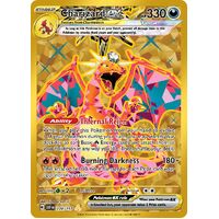 Charizard ex 228/197 Scarlet and Violet Obsidian Flames Gold Secret Rare Holo Pokemon Card NEAR MINT TCG
