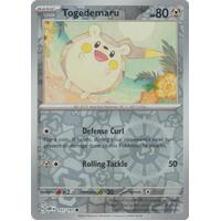 Togedemaru 151/197 SV Obsidian Flames Reverse Holo Pokemon Card NEAR MINT TCG