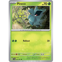 Pineco 001/091 Scarlet and Violet Paldean Fates Common Pokemon Card NEAR MINT TCG