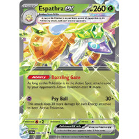 Espathra ex 006/091 Scarlet and Violet Paldean Fates Holo Ultra Rare Pokemon Card NEAR MINT TCG