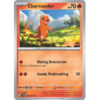 Charmander 007/091 Scarlet and Violet Paldean Fates Common Pokemon Card NEAR MINT TCG