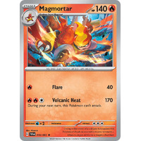 Magmortar 010/091 Scarlet and Violet Paldean Fates Holo Rare Pokemon Card NEAR MINT TCG