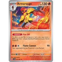 Armarouge 015/091 Scarlet and Violet Paldean Fates Holo Rare Pokemon Card NEAR MINT TCG