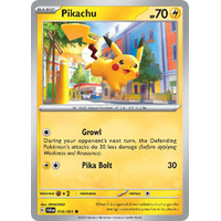 Pikachu 018/091 Scarlet and Violet Paldean Fates Common Pokemon Card NEAR MINT TCG