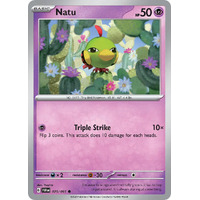Natu 025/091 Scarlet and Violet Paldean Fates Common Pokemon Card NEAR MINT TCG