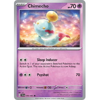 Chimecho 030/091 Scarlet and Violet Paldean Fates Common Pokemon Card NEAR MINT TCG