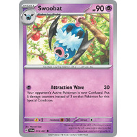 Swoobat 033/091 Scarlet and Violet Paldean Fates Uncommon Pokemon Card NEAR MINT TCG