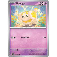 Fidough 038/091 Scarlet and Violet Paldean Fates Common Pokemon Card NEAR MINT TCG