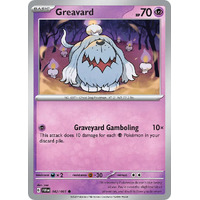 Greavard 042/091 Scarlet and Violet Paldean Fates Common Pokemon Card NEAR MINT TCG