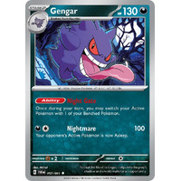 Gengar 057/091 Scarlet and Violet Paldean Fates Uncommon Pokemon Card NEAR MINT TCG
