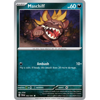 Maschiff 062/091 Scarlet and Violet Paldean Fates Common Pokemon Card NEAR MINT TCG