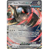 Iron Treads ex 066/091 Scarlet and Violet Paldean Fates Holo Ultra Rare Pokemon Card NEAR MINT TCG