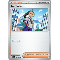 Nemona 082/091 Scarlet and Violet Paldean Fates Common Supporter Pokemon Card NEAR MINT TCG
