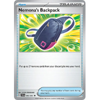 Nemona's Bag 083/091 Scarlet and Violet Paldean Fates Uncommon Supporter Pokemon Card NEAR MINT TCG