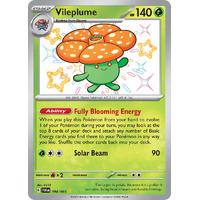 Vileplume 094/091 Scarlet and Violet Paldean Fates Holo Shiny Rare Pokemon Card NEAR MINT TCG