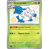 Abomasnow 101/091 Scarlet and Violet Paldean Fates Holo Shiny Rare Pokemon Card NEAR MINT TCG
