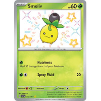 Smoliv 102/091 Scarlet and Violet Paldean Fates Holo Shiny Rare Pokemon Card NEAR MINT TCG