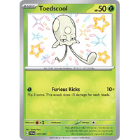 Toedscool 105/091 Scarlet and Violet Paldean Fates Holo Shiny Rare Pokemon Card NEAR MINT TCG