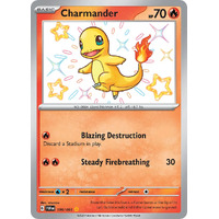 Charmander 109/091 Scarlet and Violet Paldean Fates Holo Shiny Rare Pokemon Card NEAR MINT TCG