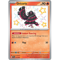 Oricorio 113/091 Scarlet and Violet Paldean Fates Holo Shiny Rare Pokemon Card NEAR MINT TCG