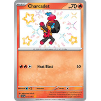 Charcadet 114/091 Scarlet and Violet Paldean Fates Holo Shiny Rare Pokemon Card NEAR MINT TCG