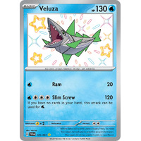 Veluza 125/091 Scarlet and Violet Paldean Fates Holo Shiny Rare Pokemon Card NEAR MINT TCG