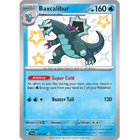 Baxcalibur 130/091 Scarlet and Violet Paldean Fates Holo Shiny Rare Pokemon Card NEAR MINT TCG