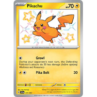 Pikachu 131/091 Scarlet and Violet Paldean Fates Holo Shiny Rare Pokemon Card NEAR MINT TCG