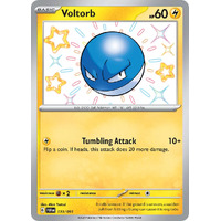 Voltorb 133/091 Scarlet and Violet Paldean Fates Holo Shiny Rare Pokemon Card NEAR MINT TCG