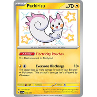 Pachirisu 138/091 Scarlet and Violet Paldean Fates Holo Shiny Rare Pokemon Card NEAR MINT TCG