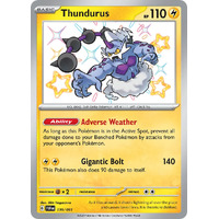 Thundurus 139/091 Scarlet and Violet Paldean Fates Holo Shiny Rare Pokemon Card NEAR MINT TCG