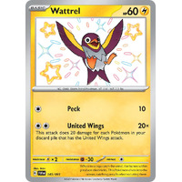 Wattrel 145/091 Scarlet and Violet Paldean Fates Holo Shiny Rare Pokemon Card NEAR MINT TCG