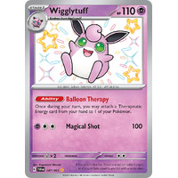 Wigglytuff 147/091 Scarlet and Violet Paldean Fates Holo Shiny Rare Pokemon Card NEAR MINT TCG