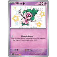 Mime Jr 157/091 Scarlet and Violet Paldean Fates Holo Shiny Rare Pokemon Card NEAR MINT TCG